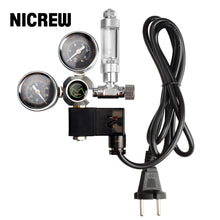 Load image into Gallery viewer, NICREW Aquarium CO2 Regulator with Check Valve Bubble Counter Magnetic Solenoid Valve Aquarium CO2 Pressure-reducing Valve
