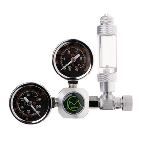 NICREW Aquarium CO2 Regulator with Check Valve Bubble Counter Magnetic Solenoid Valve Aquarium CO2 Pressure-reducing Valve